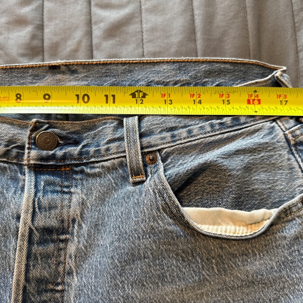 Levi Strauss 591 Blue jeans 35x34 - Picture 4 of 6